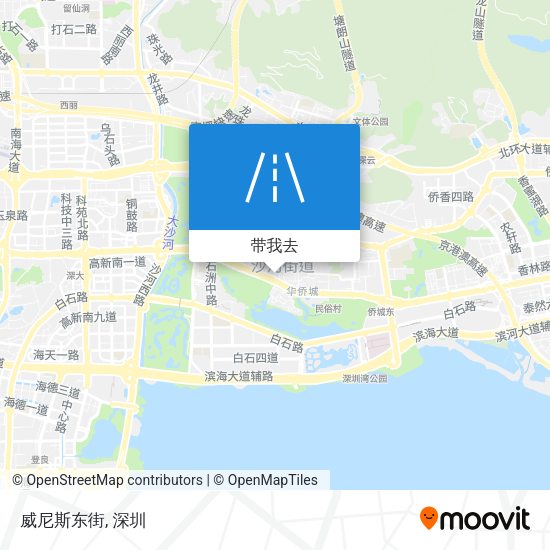 威尼斯东街地图