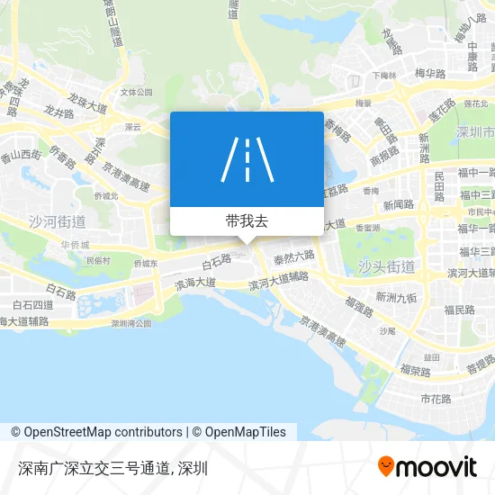 深南广深立交三号通道地图