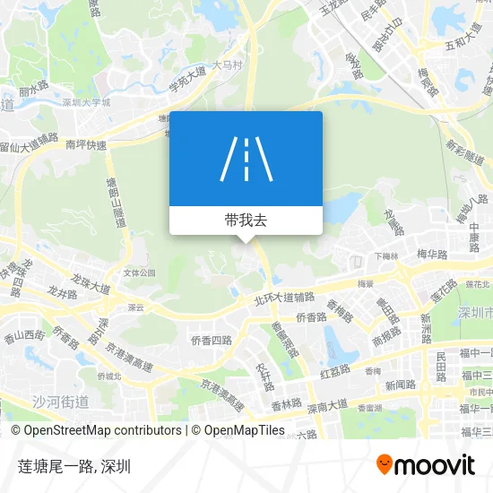 莲塘尾一路地图