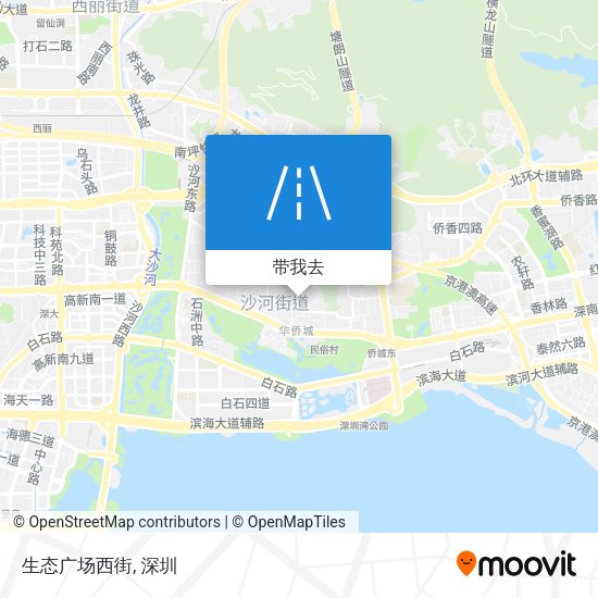 生态广场西街地图