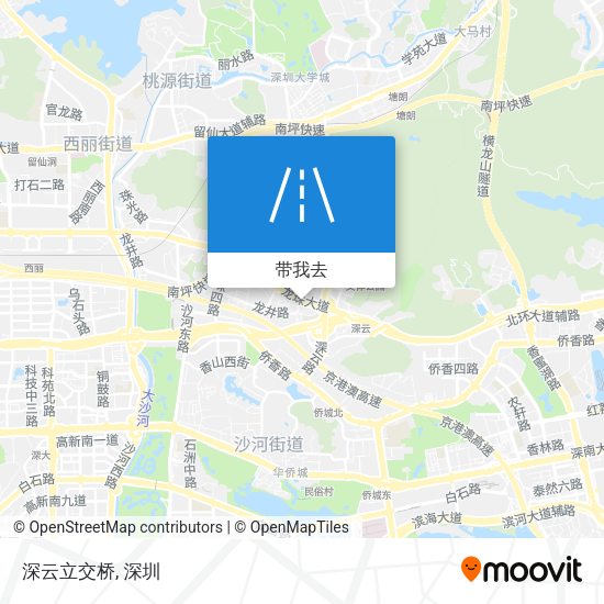 深云立交桥地图