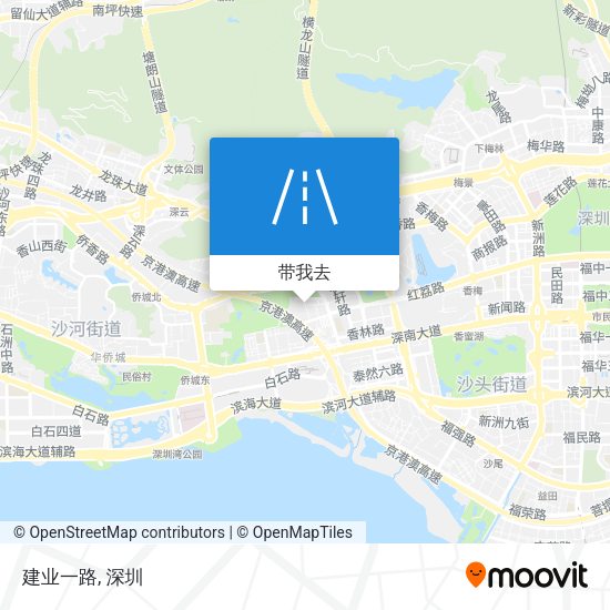 建业一路地图