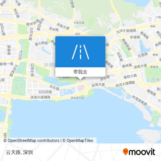 云天路地图