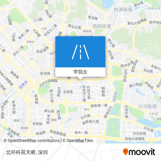 北环科苑天桥地图