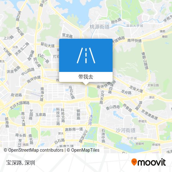 宝深路地图