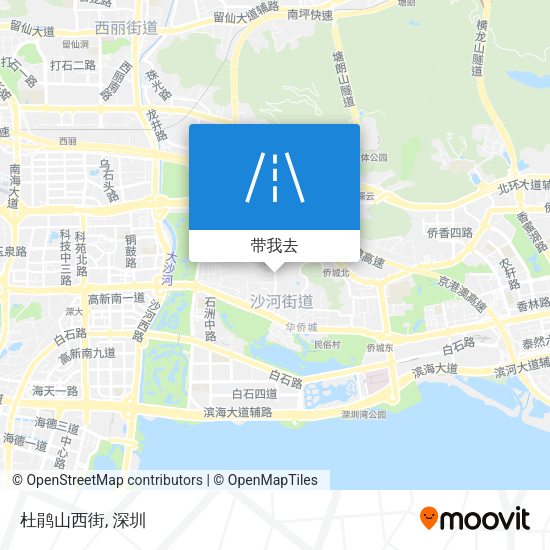 杜鹃山西街地图