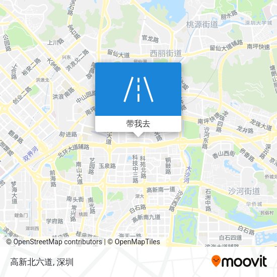 高新北六道地图