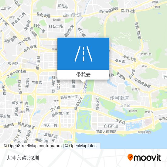 大冲六路地图