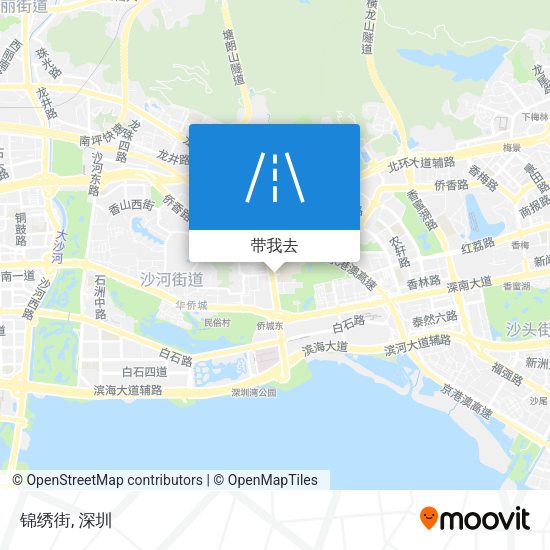 锦绣街地图