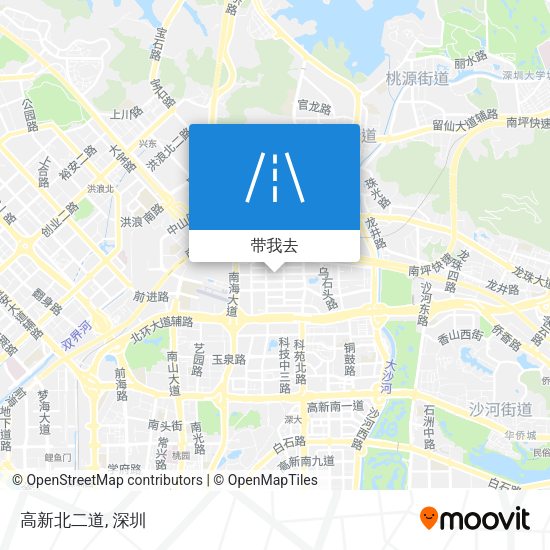 高新北二道地图