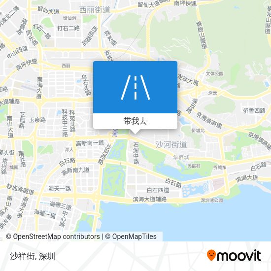 沙祥街地图