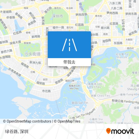绿谷路地图