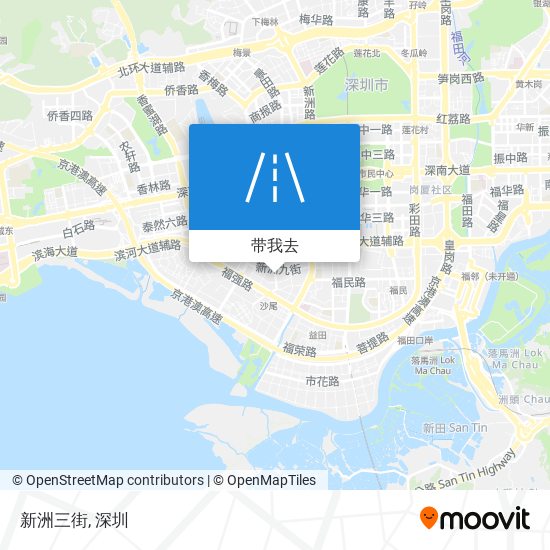 新洲三街地图