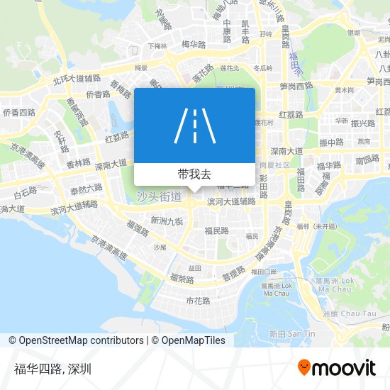 福华四路地图