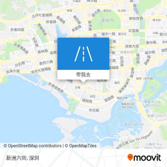新洲六街地图