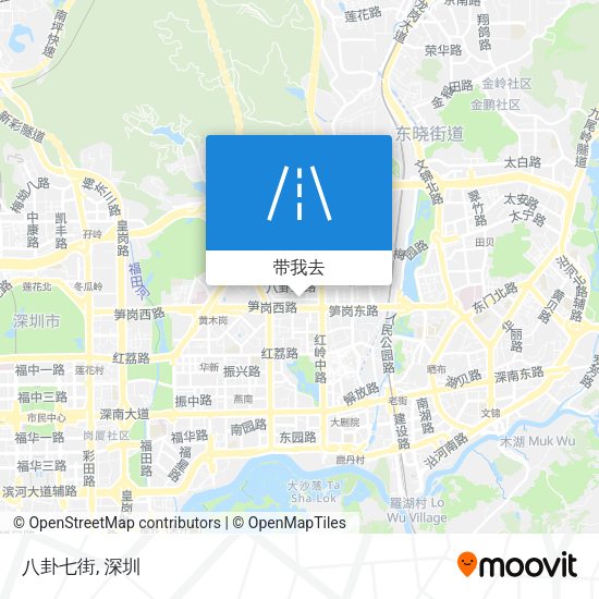 八卦七街地图