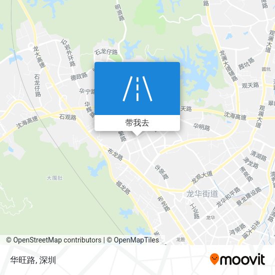 华旺路地图