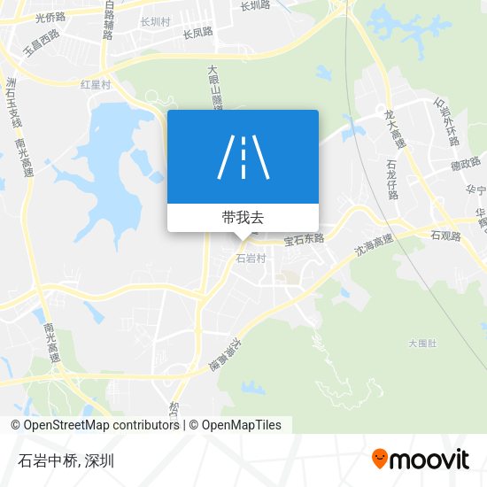 石岩中桥地图