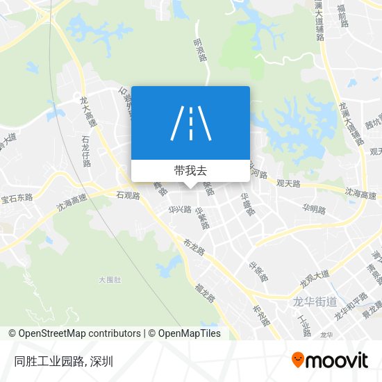 同胜工业园路地图