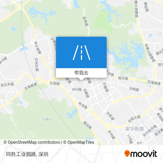 同胜工业园路地图