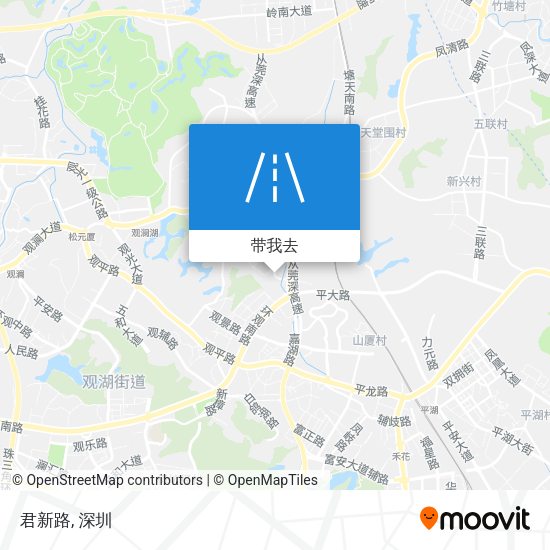 君新路地图