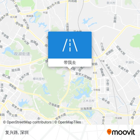 复兴路地图