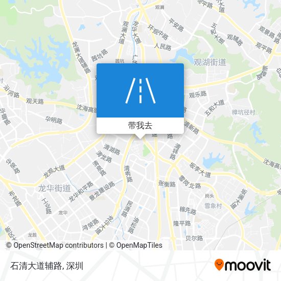石清大道辅路地图