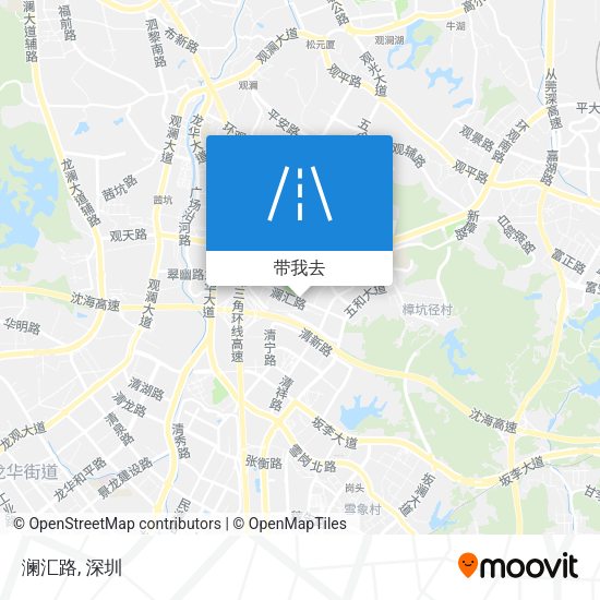 澜汇路地图