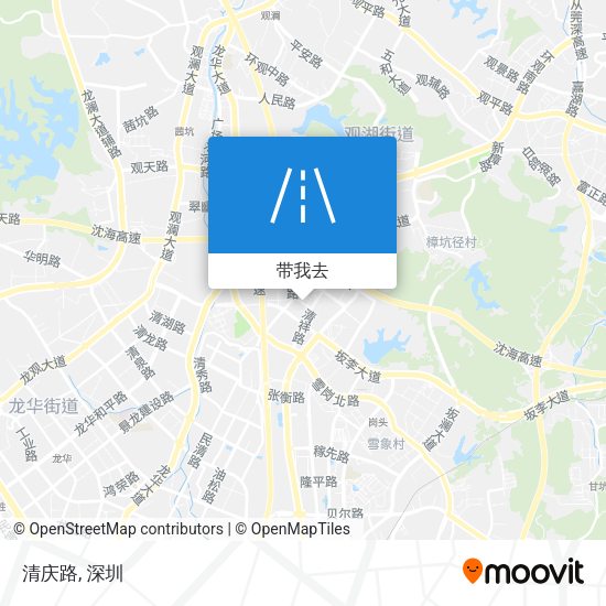 清庆路地图