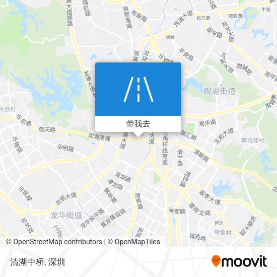 清湖中桥地图