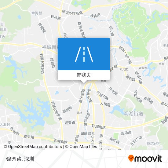 锦园路地图