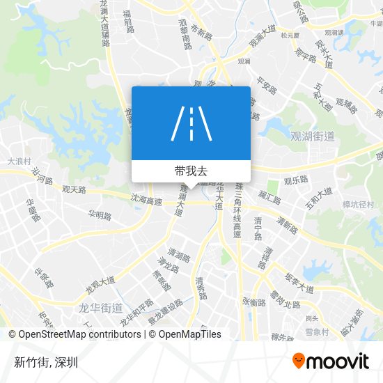 新竹街地图