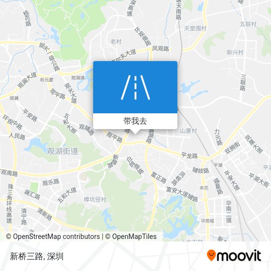 新桥三路地图