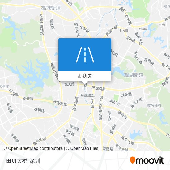 田贝大桥地图