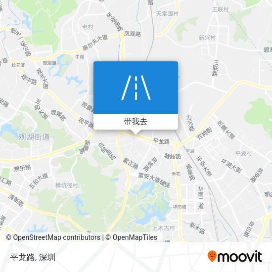 平龙路地图