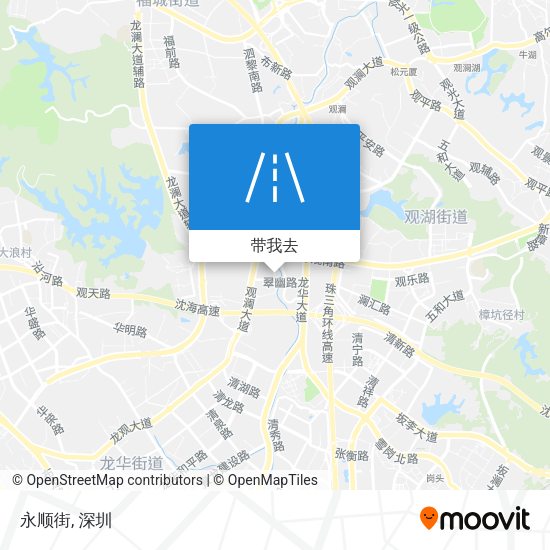 永顺街地图