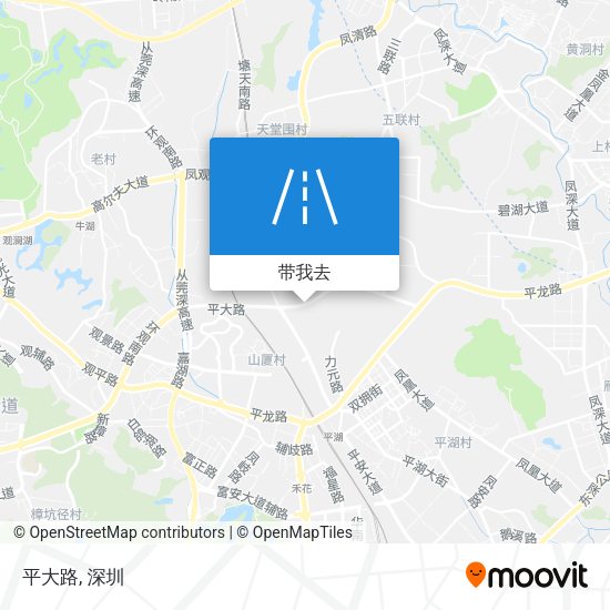 平大路地图
