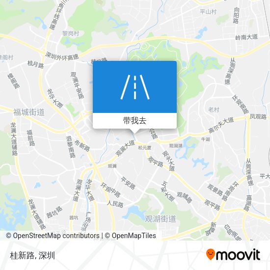 桂新路地图