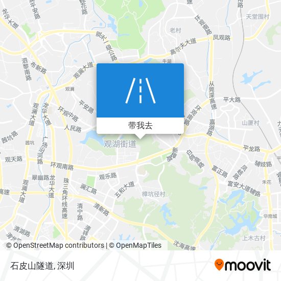 石皮山隧道地图