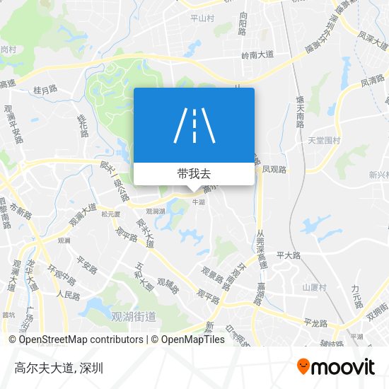 高尔夫大道地图