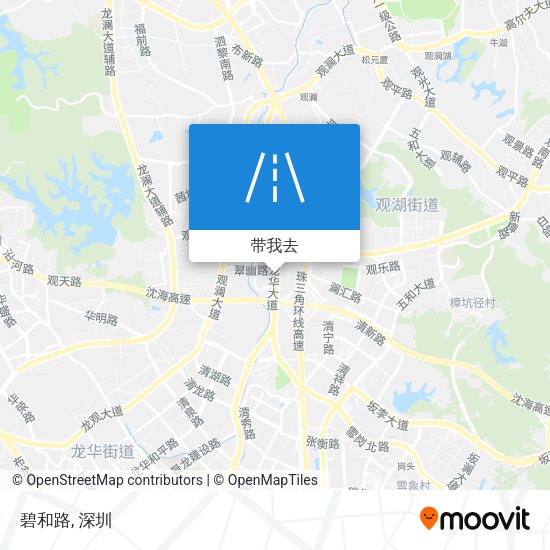 碧和路地图