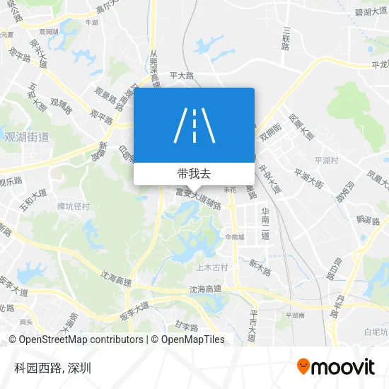 科园西路地图