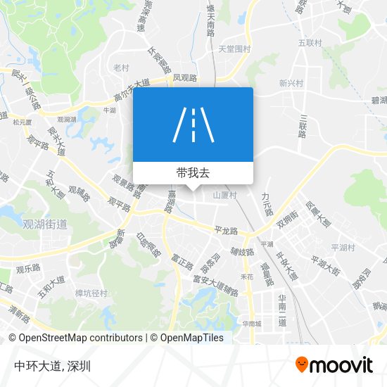 中环大道地图