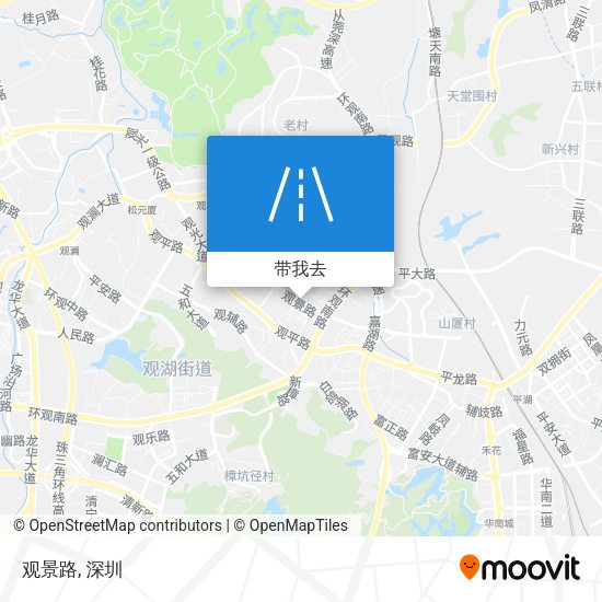 观景路地图