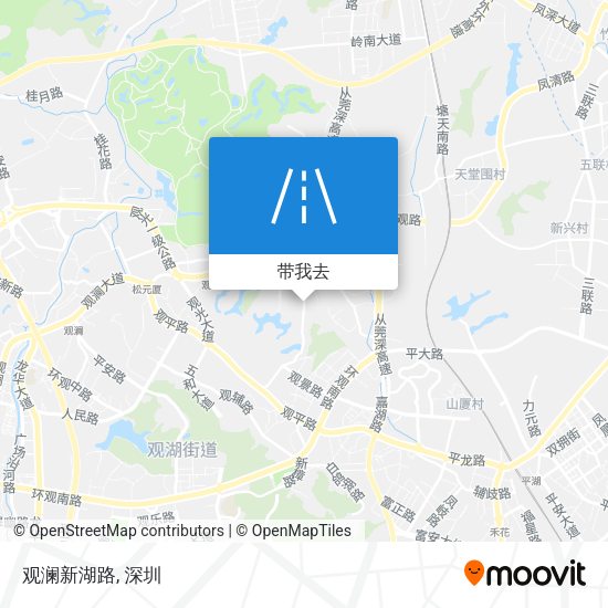 观澜新湖路地图