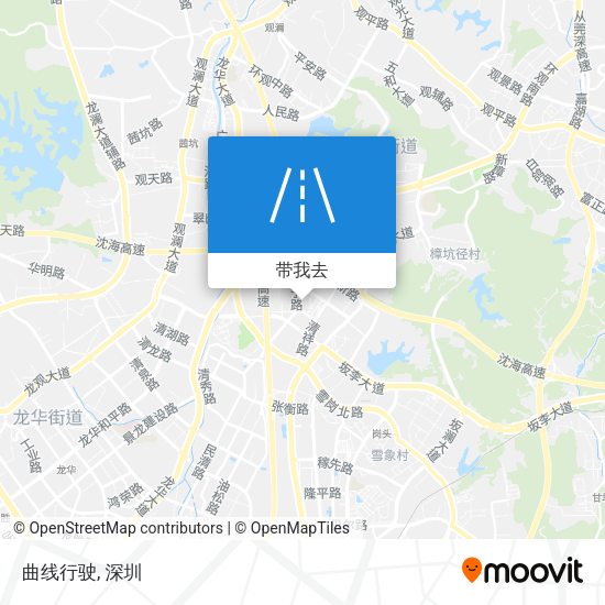 曲线行驶地图