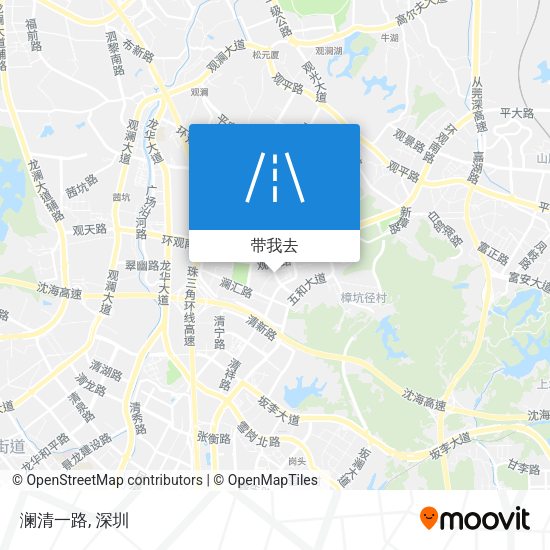 澜清一路地图