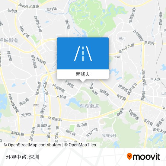 环观中路地图