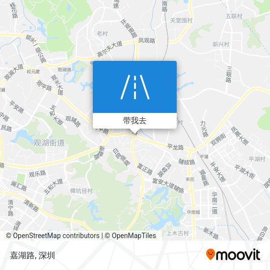 嘉湖路地图