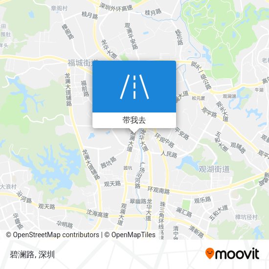 碧澜路地图